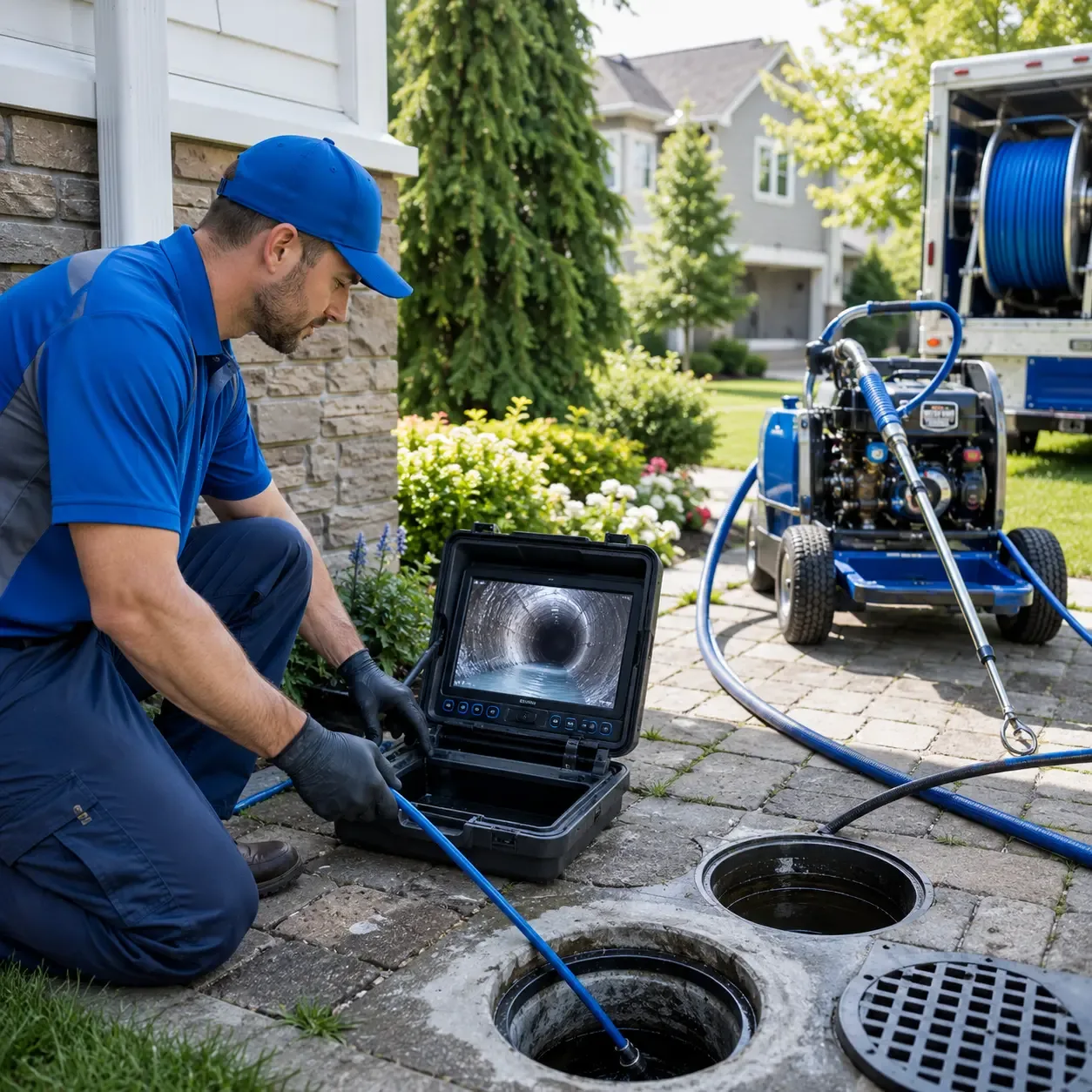 Outdoor drain cleaning professionals serving Ermine, KY