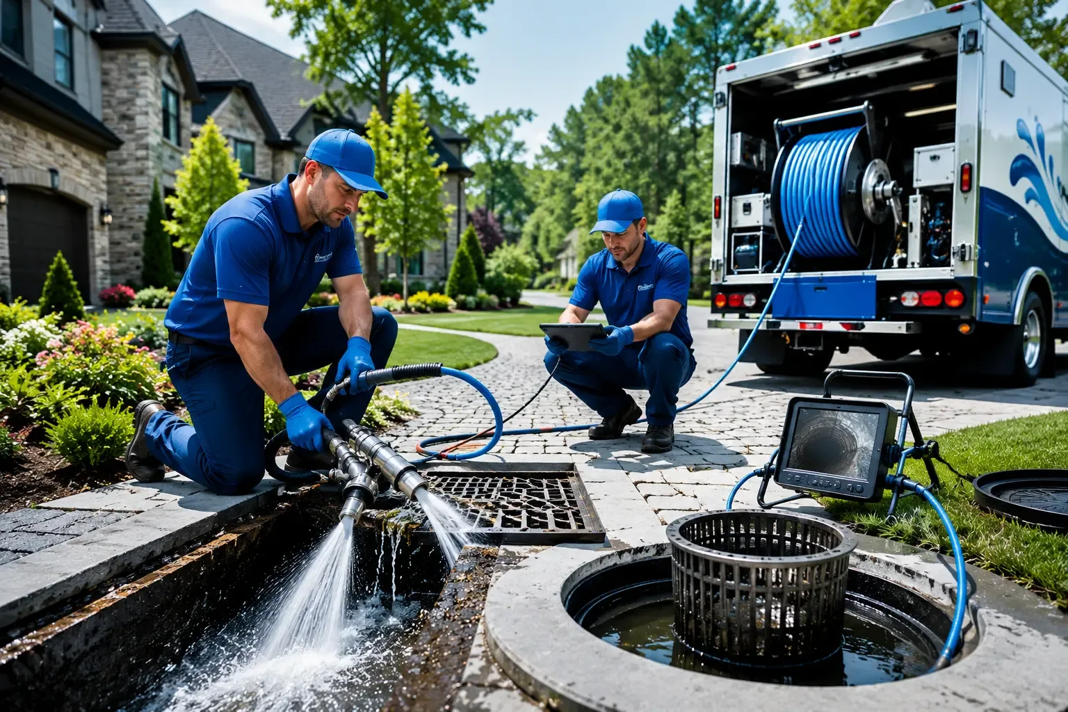 Local outdoor drain cleaning professionals in Ermine, KY